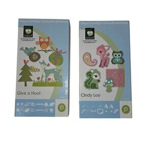 Cricut Shapes Cartridge Set Cindy Loo & Give A Hoot